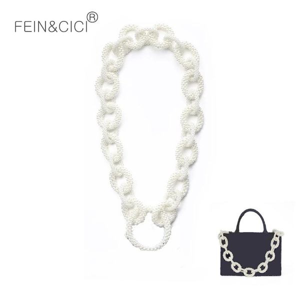 bag parts & accessories pearls chains metal thick strap handbag diy beading belt high quality, Black
bag parts & accessories pearls chains metal thick strap handbag diy beading belt high quality, Black
