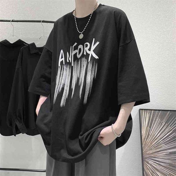 summer oversize short sleeve t-shirt men's fashion brand loose simple and versatile, White
summer oversize short sleeve t-shirt men's fashion brand loose simple and versatile, White