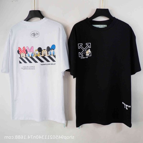 2021 spring / summer off new trend cartoon mouse print casual short sleeve t-shirt for men and women, White;black
2021 spring / summer off new trend cartoon mouse print casual short sleeve t-shirt for men and women, White;black