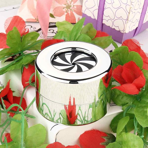 gift wrap surprise swirl luxury ring bearer box personalized wedding engagement rings valentines revolving holder
