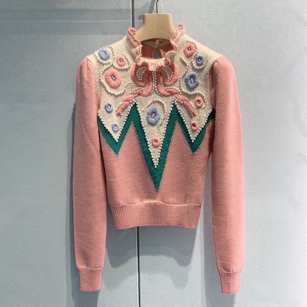 women's sweaters 2021 spring feminine fall drooling pearls beaded high-quality female fashion embroidered pullovers sweater c529, White;black
women's sweaters 2021 spring feminine fall drooling pearls beaded high-quality female fashion embroidered pullovers sweater c529, White;black