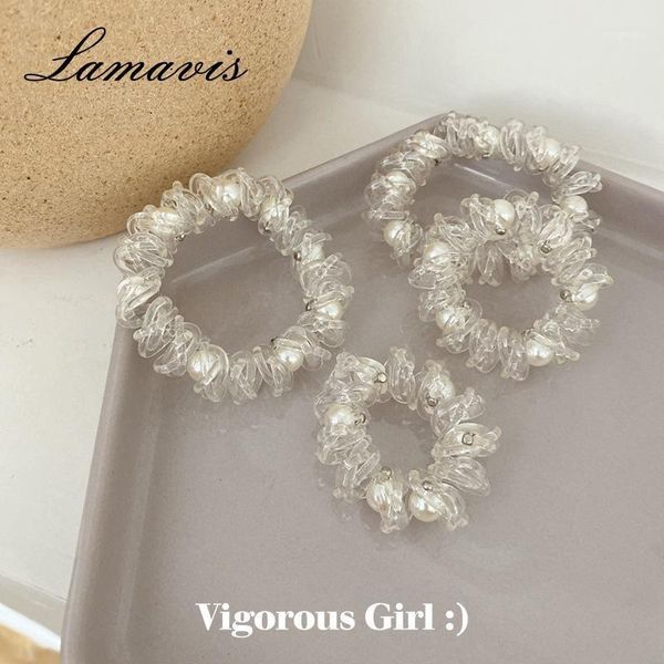 ins temperament pearl hair rope wild transparent telephone line ring head does not hurt the band tied ponytail ha1
ins temperament pearl hair rope wild transparent telephone line ring head does not hurt the band tied ponytail ha1
