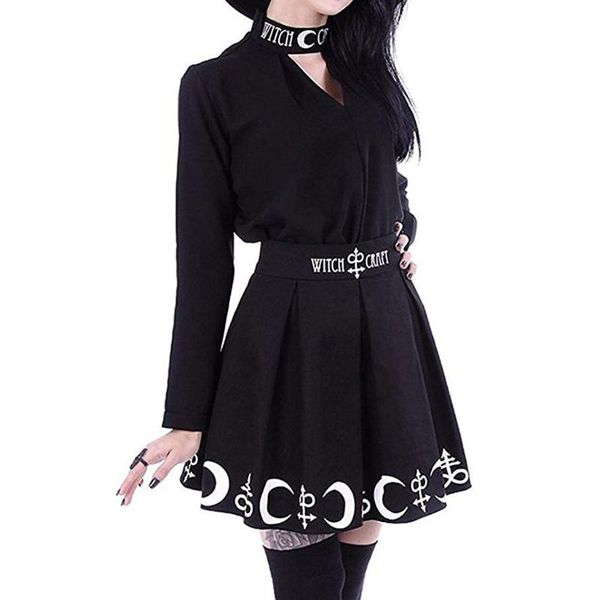 skirts female skirt women black moon print punk gothic witchcraft magic spell symbols pleated
skirts female skirt women black moon print punk gothic witchcraft magic spell symbols pleated