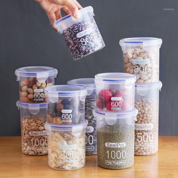 storage bottles & jars food box plastic kitchen refrigerator multigrain tank transparent sealed 0.6l-1.5l
storage bottles & jars food box plastic kitchen refrigerator multigrain tank transparent sealed 0.6l-1.5l