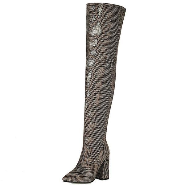 boots snake print leather thick high heels pumps over the knee winter est party dancing shoes woman size 41 42 43, Black
boots snake print leather thick high heels pumps over the knee winter est party dancing shoes woman size 41 42 43, Black