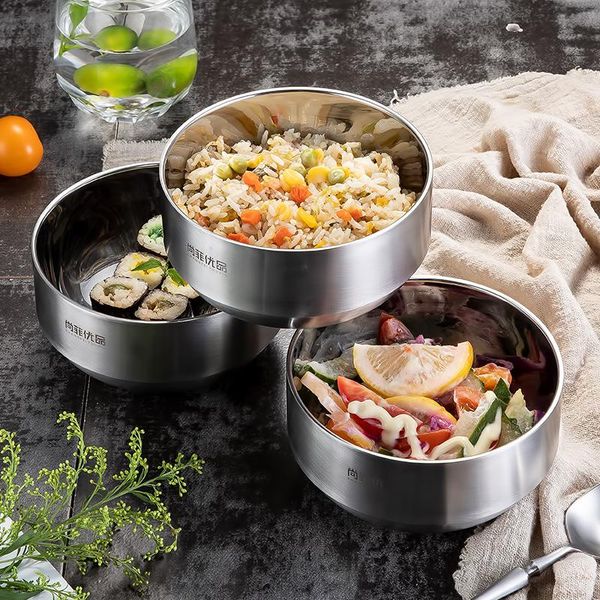 bowls jdm 304 stainless steel bowl simple double-layer anti-scalding household soup rice porridge super thick
bowls jdm 304 stainless steel bowl simple double-layer anti-scalding household soup rice porridge super thick