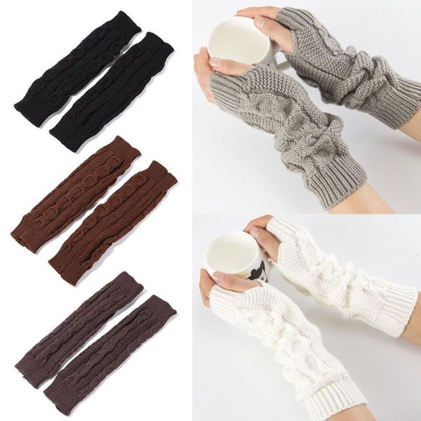 sports gloves women ladies winter casual handschoenen knitted sleeve wrist arm warmer long fingerless mitten, Black
sports gloves women ladies winter casual handschoenen knitted sleeve wrist arm warmer long fingerless mitten, Black