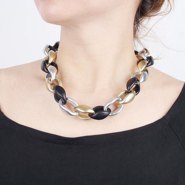 chains jid rock gold black silver color chain choker necklace hip hop plastic neck women jewelry 2021 trend body accessories
chains jid rock gold black silver color chain choker necklace hip hop plastic neck women jewelry 2021 trend body accessories