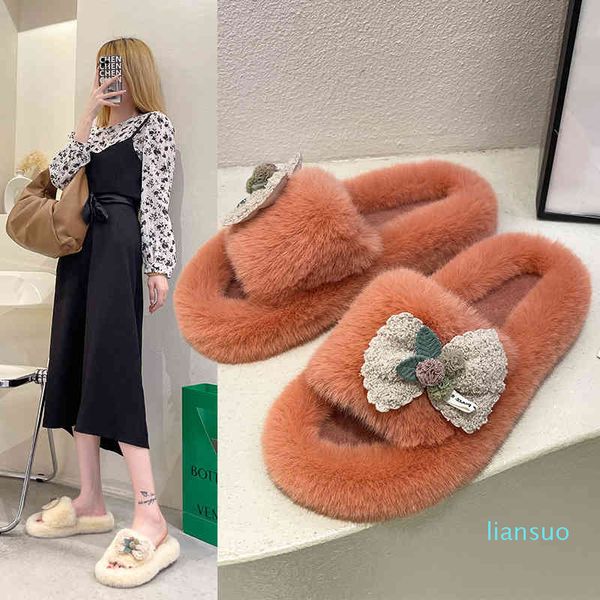 woolen shoes women's 2021 autumn and winter new fashion bow thick bottom woolen slippers, Black
woolen shoes women's 2021 autumn and winter new fashion bow thick bottom woolen slippers, Black