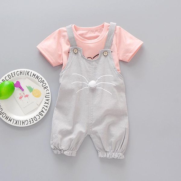infants girls summer suit children korean casual clothing 0-4 years old baby bib short sleeve t-shirt cute toddler kids outfits sets, White
infants girls summer suit children korean casual clothing 0-4 years old baby bib short sleeve t-shirt cute toddler kids outfits sets, White