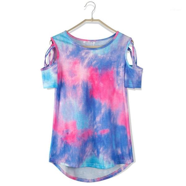 summer women's gradient t-shirt tie-dye printing v-neck casual comfortable blouses drop c2, White
summer women's gradient t-shirt tie-dye printing v-neck casual comfortable blouses drop c2, White