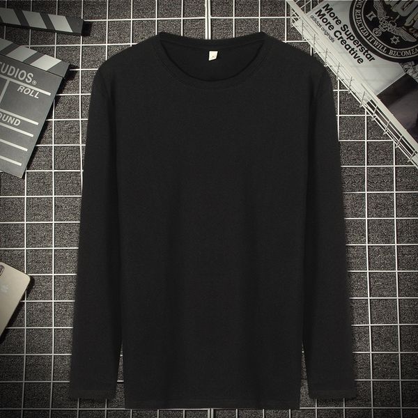 enz long sleeve pure cotton - solid color casual men's t-shirts) base white men's t-shirt trend, White;black
enz long sleeve pure cotton - solid color casual men's t-shirts) base white men's t-shirt trend, White;black