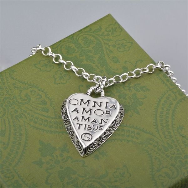 68% off designer jewelry gujia double g heart-shaped pattern necklace made of old letters carved vines love pendant lovers sweater chain, Silver
68% off designer jewelry gujia double g heart-shaped pattern necklace made of old letters carved vines love pendant lovers sweater chain, Silver