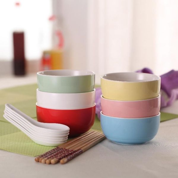 4pcs/set ceramics bowl rice korean household soup large noodles white ceramic el tableware set bowls
4pcs/set ceramics bowl rice korean household soup large noodles white ceramic el tableware set bowls