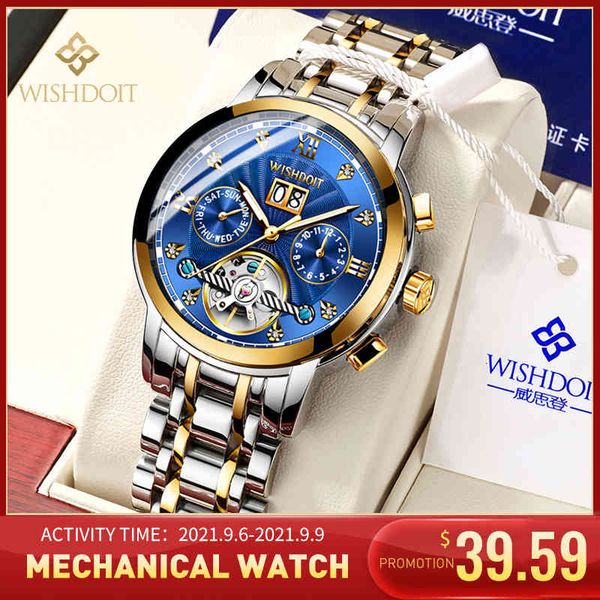 doit zwitserse horloge mannen mechanische automatische hollow grote wijzerplaat waterdicht lichtgevende 2021 nieuwe mode, Slivery;brown 
doit zwitserse horloge mannen mechanische automatische hollow grote wijzerplaat waterdicht lichtgevende 2021 nieuwe mode, Slivery;brown