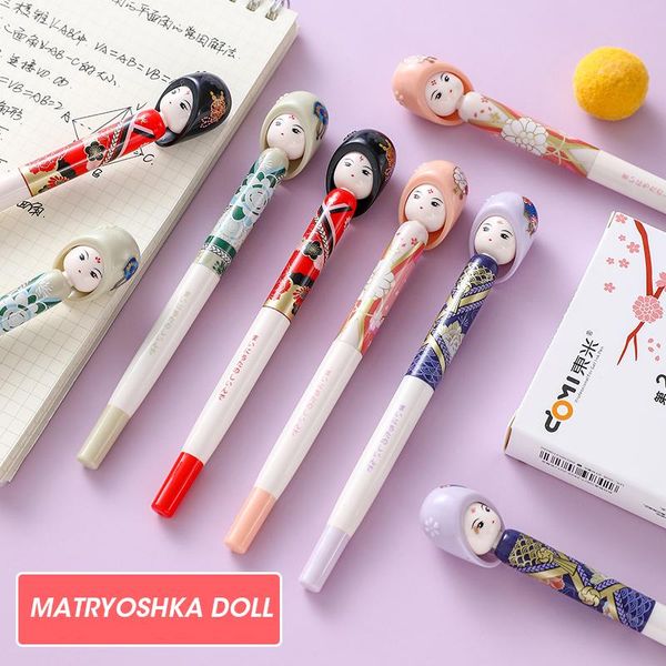 gel pens andstal cute 4pcs/lot matryona doll 0.5mm black ink gelpen for girls student school supplies
gel pens andstal cute 4pcs/lot matryona doll 0.5mm black ink gelpen for girls student school supplies