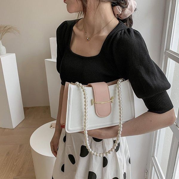 pearl chain tote bag 2021 fashion high-quality pu leather women's designer handbag travel shoulder messenger bags
pearl chain tote bag 2021 fashion high-quality pu leather women's designer handbag travel shoulder messenger bags