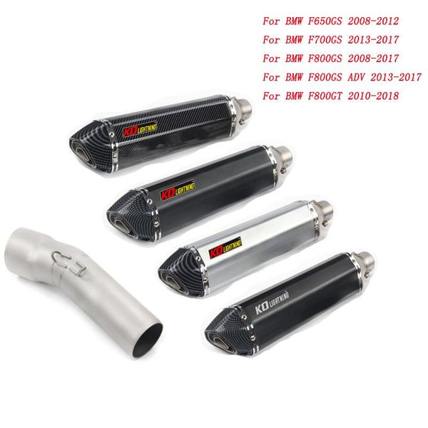 motorcycle exhaust system slip on mid link pipe and 51mm muffler stainless steel for f650gs f700gs f800gs f800r f800gt
motorcycle exhaust system slip on mid link pipe and 51mm muffler stainless steel for f650gs f700gs f800gs f800r f800gt