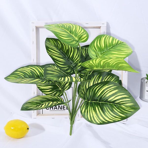 40cm 12heads tropical monstera leaf artificial plants leaves fake palm plastic potted tree green foliage for office home decor decorative fl
40cm 12heads tropical monstera leaf artificial plants leaves fake palm plastic potted tree green foliage for office home decor decorative fl