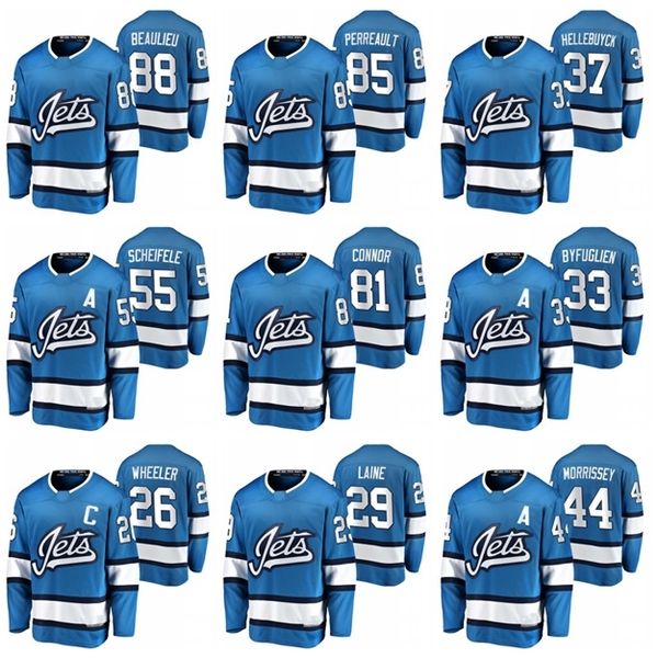 2020 winnipeg jets 29 patrik laine alternate player blue jersey blake wheeler nikolaj ehlers dustin byfuglien mark scheifele josh morrissey, Black
2020 winnipeg jets 29 patrik laine alternate player blue jersey blake wheeler nikolaj ehlers dustin byfuglien mark scheifele josh morrissey, Black