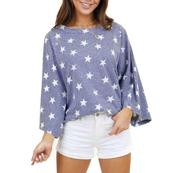 fashion stars print blouse shirt loose o-neck tee casual autumn ladies female clothes women long sleeve blusas pullover women's blouse, White
fashion stars print blouse shirt loose o-neck tee casual autumn ladies female clothes women long sleeve blusas pullover women's blouse, White