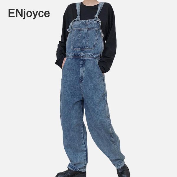 women's jeans vintage denim pockets wide leg sleeveless overalls jumpsuit women oversized hip hop cargo romper pants jumpsuits 2021 fal, Blue
women's jeans vintage denim pockets wide leg sleeveless overalls jumpsuit women oversized hip hop cargo romper pants jumpsuits 2021 fal, Blue