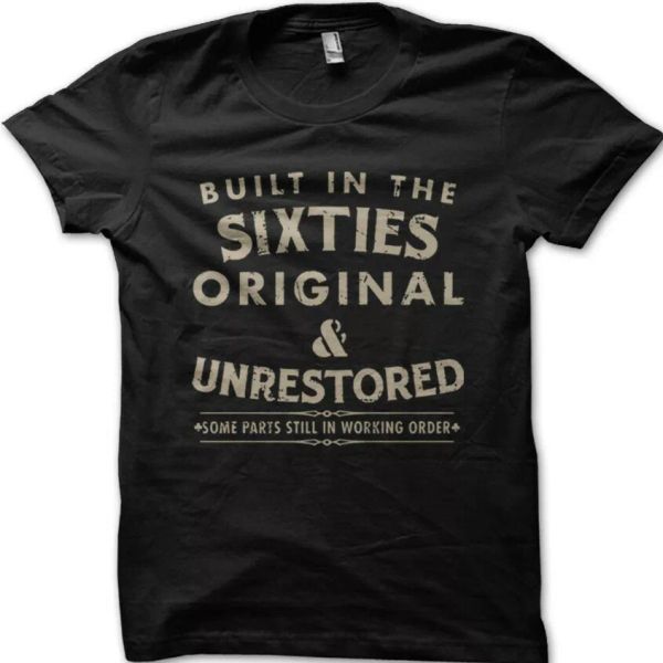 birthday biker 1960's built in the sixties unrestored motorcycle t-shirt 9150, White;black
birthday biker 1960's built in the sixties unrestored motorcycle t-shirt 9150, White;black