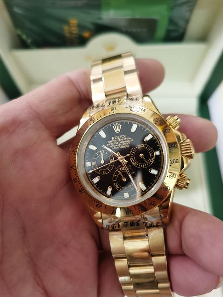 with original box luxury watches 17 style yellow gold & steel bracelet new 40mm automatic fashion brand men's watch chronograph wristwa, Slivery;brown
with original box luxury watches 17 style yellow gold & steel bracelet new 40mm automatic fashion brand men's watch chronograph wristwa, Slivery;brown