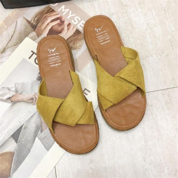 slippers 2021 three color stitching ladies sandals comfortable flat open toe beach shoes woman footwear women soft, Black
slippers 2021 three color stitching ladies sandals comfortable flat open toe beach shoes woman footwear women soft, Black