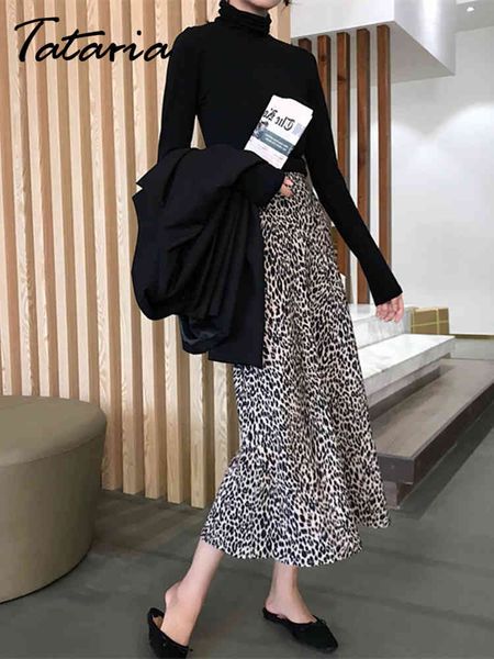 tataria vintage leopard print skirt with high waist women casual party punk streetwear style elastic midi 210514, Black
tataria vintage leopard print skirt with high waist women casual party punk streetwear style elastic midi 210514, Black