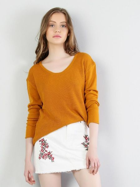 women's sweaters colins woman regular fit saffron yellow sweaterswomen's sweater pullover women for fashion outerwear,cl101, White;black
women's sweaters colins woman regular fit saffron yellow sweaterswomen's sweater pullover women for fashion outerwear,cl101, White;black
