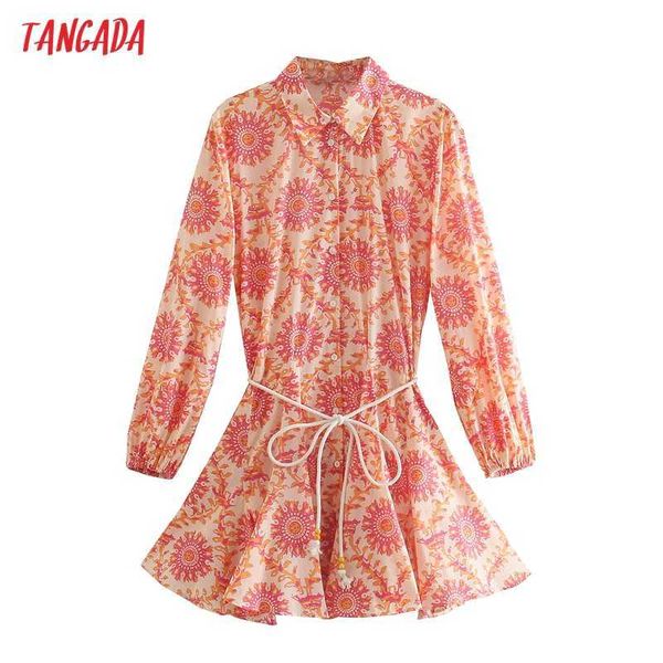 tangada fashion women flowers print shirt dress long sleeve office ladies mini dress with slash 5z232 210609, Black;gray
tangada fashion women flowers print shirt dress long sleeve office ladies mini dress with slash 5z232 210609, Black;gray