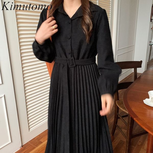 kimutomo women dress autumn winter hepburn style ladies solid retro corduroy slim high waist pleated vestido midi elegante 210521, Black;gray
kimutomo women dress autumn winter hepburn style ladies solid retro corduroy slim high waist pleated vestido midi elegante 210521, Black;gray