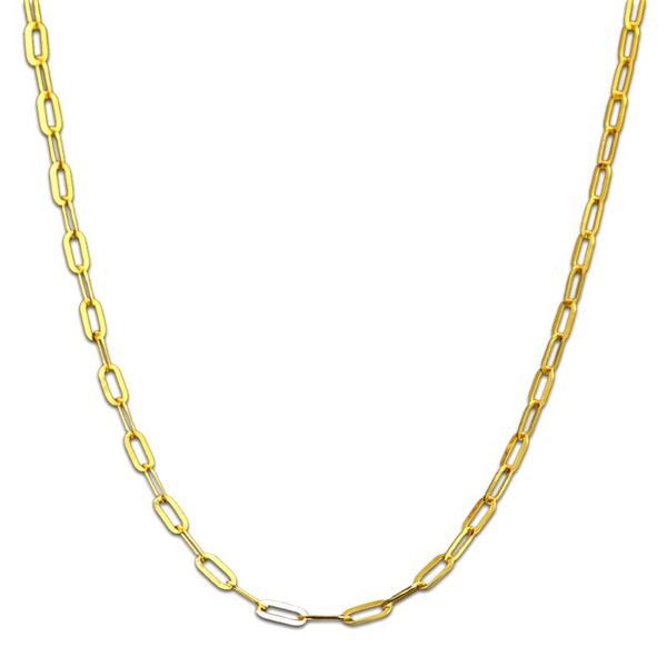 chains rinyin fine jewelry 18k yellow gold necklace wedding engagement oblong rectangle link chain 16" - 36" (40cm-90cm) drop, Silver
chains rinyin fine jewelry 18k yellow gold necklace wedding engagement oblong rectangle link chain 16" - 36" (40cm-90cm) drop, Silver