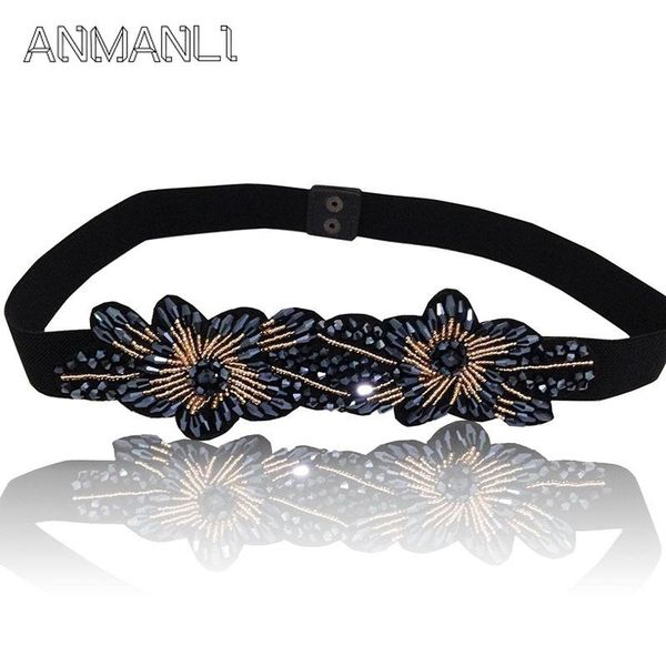 belts version of the ultra-wide elastic lady waist binding belt with personality fashion flower diamond dress decoration fc02, Black;brown
belts version of the ultra-wide elastic lady waist binding belt with personality fashion flower diamond dress decoration fc02, Black;brown