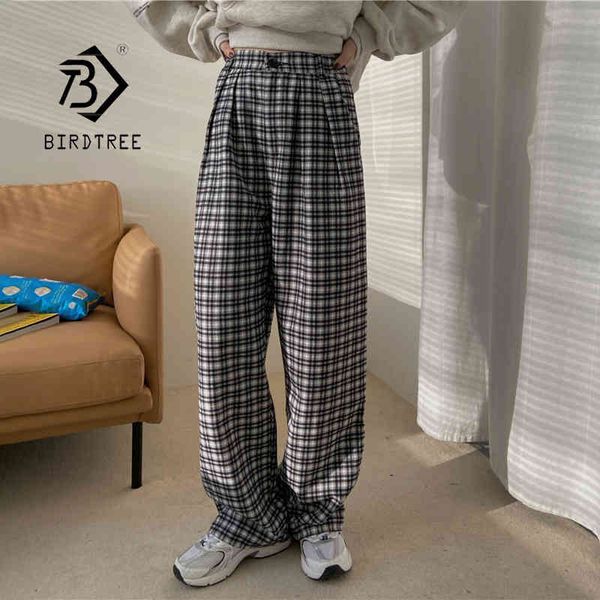 spring new women vintage high waist wide leg plaid pants baggy long straight trouser bf oversize autumn casual streetwear b0d705 210430, Black;white
spring new women vintage high waist wide leg plaid pants baggy long straight trouser bf oversize autumn casual streetwear b0d705 210430, Black;white