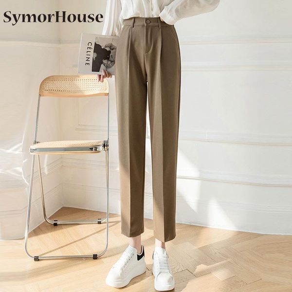 women's pants & capris fashion female spring 2022 straight black white khaki trousers suits formal casual s-xl ankle-length
women's pants & capris fashion female spring 2022 straight black white khaki trousers suits formal casual s-xl ankle-length