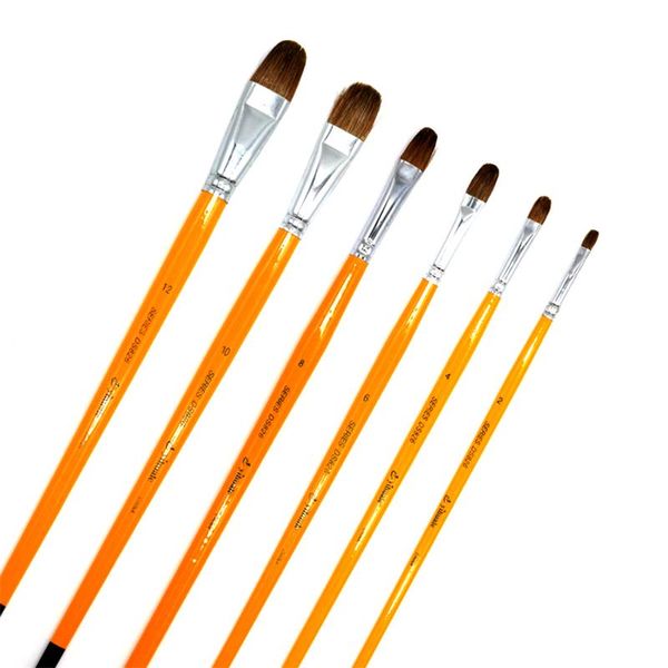 6 pcs /set filbert weasel hair orange brush gouache watercolor pen oil painting pen acrylics paint brush paint brush brushes
6 pcs /set filbert weasel hair orange brush gouache watercolor pen oil painting pen acrylics paint brush paint brush brushes