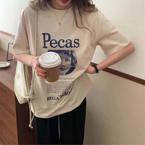 2colors summer korean style cartoon print short sleeve t-shirt womens loose casual white tees shirt femme (x1778) 210423
2colors summer korean style cartoon print short sleeve t-shirt womens loose casual white tees shirt femme (x1778) 210423