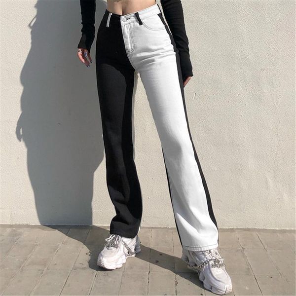 women's pants & capris pant jeans women high waist contrast color patchwork pocket elastic print harem slim denim vintage clothes, Black;white
women's pants & capris pant jeans women high waist contrast color patchwork pocket elastic print harem slim denim vintage clothes, Black;white