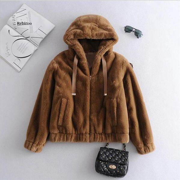 women's fur & faux causal women black coats fashion ladies zipper jackets streetwear female thick hooded outercoat chic girl coat
women's fur & faux causal women black coats fashion ladies zipper jackets streetwear female thick hooded outercoat chic girl coat