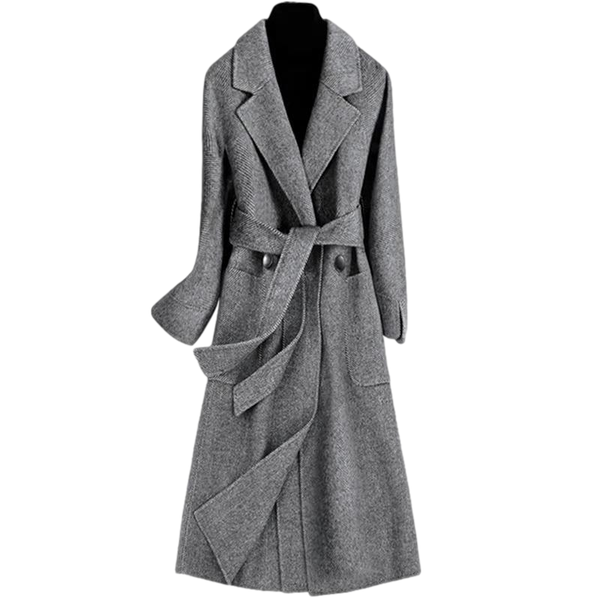 women's wool & blends plus size mid-length double-sided cashmere jacket women autumn winter coat black thick belt clothes female outerw
women's wool & blends plus size mid-length double-sided cashmere jacket women autumn winter coat black thick belt clothes female outerw