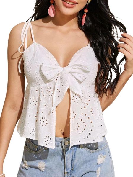 women lace up one-piece swimsuit, stripe/plaid/floral print hollow out swimwear for summer women's tanks & camis, White
women lace up one-piece swimsuit, stripe/plaid/floral print hollow out swimwear for summer women's tanks & camis, White