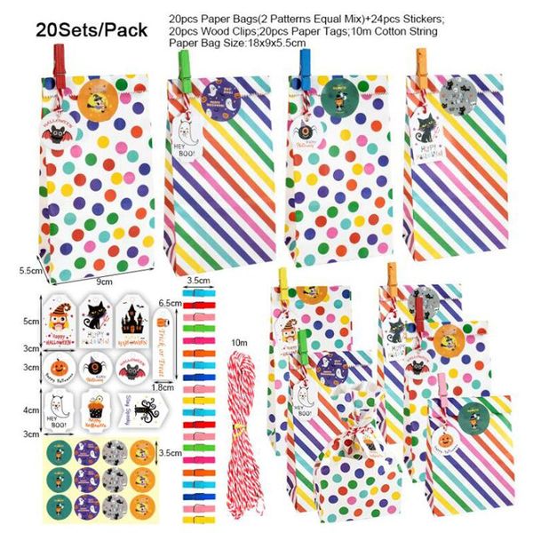 gift wrap 24pcs colors dot stripe print paper bags wedding birthday party candy pouches sticker christmas bag with clip + rope
gift wrap 24pcs colors dot stripe print paper bags wedding birthday party candy pouches sticker christmas bag with clip + rope