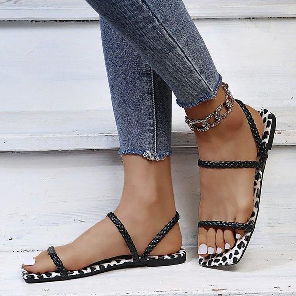 sandals two ladies slipper knit fashion brand leather flat outdoor casual flip-flops shoes for women, Black
sandals two ladies slipper knit fashion brand leather flat outdoor casual flip-flops shoes for women, Black