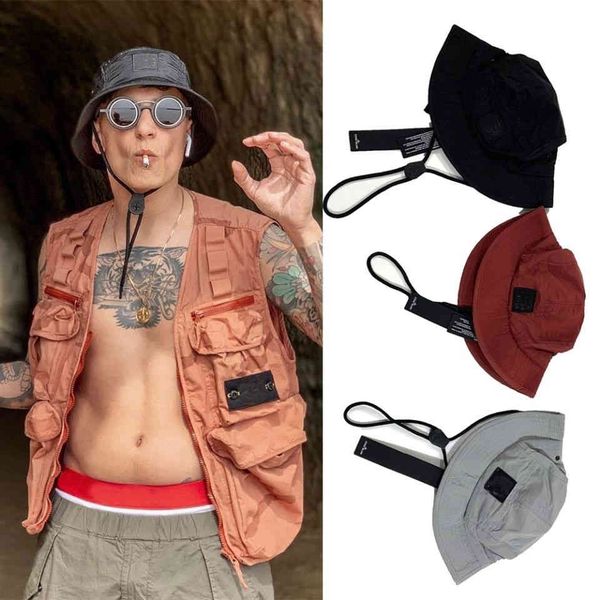 2021 outdoor bucket hat mountaineering cap men's and women's universal quick-drying waterproof s drawstring adjustable size, Blue;gray
2021 outdoor bucket hat mountaineering cap men's and women's universal quick-drying waterproof s drawstring adjustable size, Blue;gray