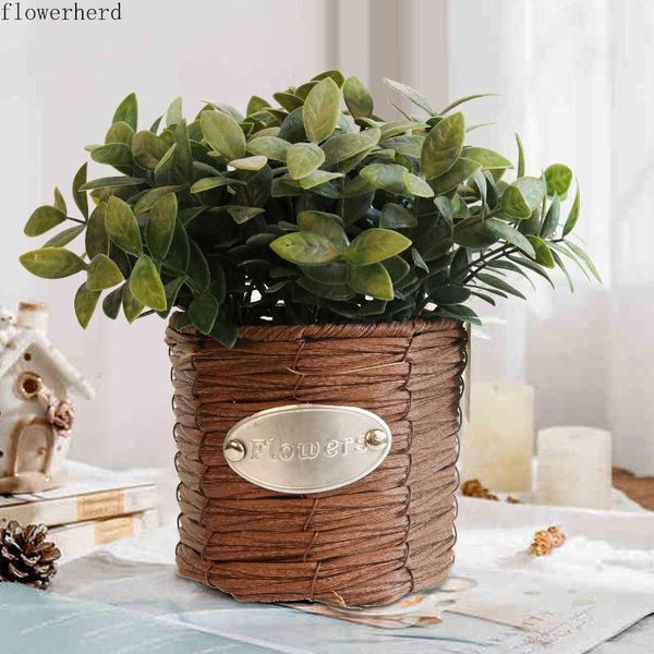 decorative flowers & wreaths simulation potted flower basket artificial green plant creative living room bonsai fake straw plastic
decorative flowers & wreaths simulation potted flower basket artificial green plant creative living room bonsai fake straw plastic