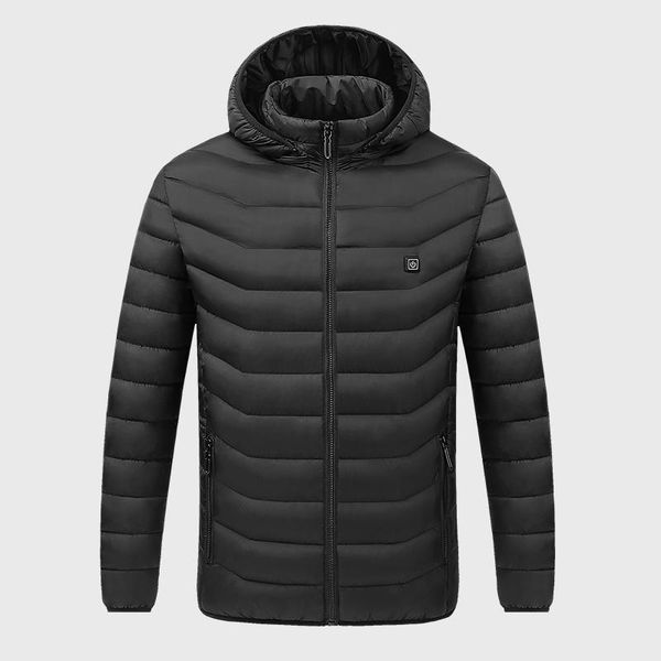 men's down & parkas -selling men warm usb jacket smart thermostat hooded heated solid color winter thick thermal, Black
men's down & parkas -selling men warm usb jacket smart thermostat hooded heated solid color winter thick thermal, Black