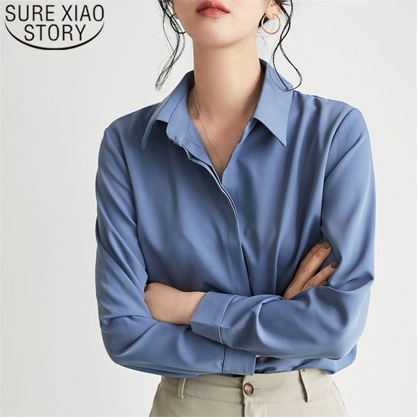 fashion office lady shirts long sleeve chiffon women blouses casual turn-down collar 6071 50 210506, White
fashion office lady shirts long sleeve chiffon women blouses casual turn-down collar 6071 50 210506, White