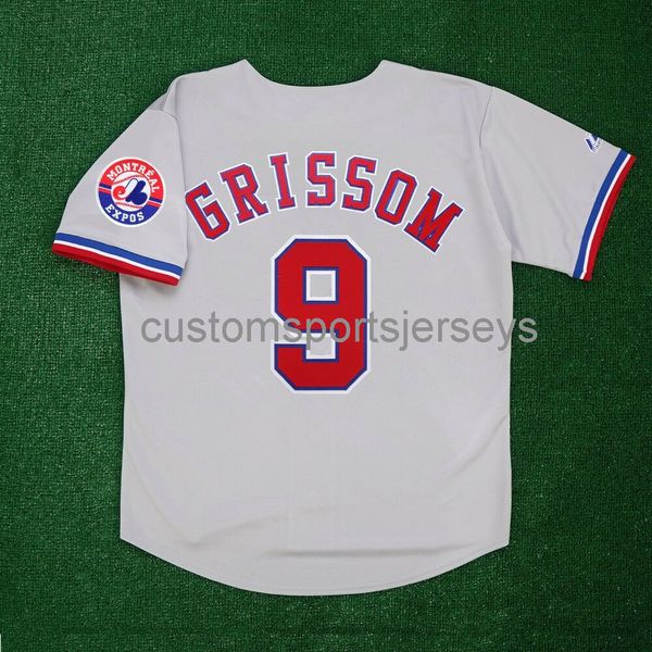 men women youth embroidery marquis grissom mont expos road w/ team patch grey jersey all sizes, Black
men women youth embroidery marquis grissom mont expos road w/ team patch grey jersey all sizes, Black